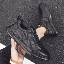 Load image into Gallery viewer, Breathable Sneakers Men's genuine Leather Business dress Casual Shoes Male Fashion Loafers Walking Footwear Tenis Feminino s5