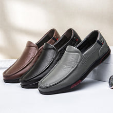 Load image into Gallery viewer, 2020 fashion men's shoes casual genuine leather cow loafers male breathable summer slip on shoe man flats driving shoes for men