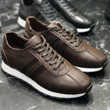 Load image into Gallery viewer, Sneakers For Men Sneakers Comfortable Flexible Fashion Style Leather Wedding Orthopedic Walking Shoe Sport Shoes For Men Comfort Unisex Lightweight Lightweight Sneakers Running Shoes Breathable Zapatos Hombre