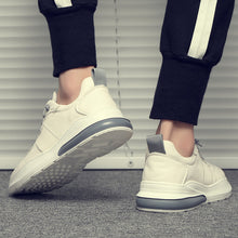 Load image into Gallery viewer, Spring and Autumn genuine leather casual shoes 2020 spring sports shoes for men's casual wild Korean vulcanized shoes BA-23