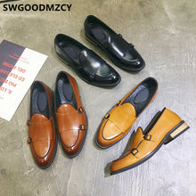 Load image into Gallery viewer, Loafers Double Monk Strap Shoes Party Shoes Men Elegant Shoes For Men Fashion Zapatos Oxford Hombre Chaussure Homme Mariage
