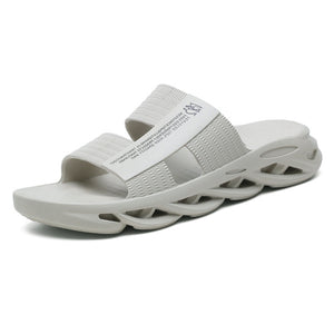 Light Soft Men's Home Slippers Outdoor Wild Men Shoes Youth White Flat Sandals Comfort Male Slipper Hot Sale Summer Shoes L13