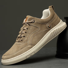 Load image into Gallery viewer, Fashion Sneakers Flats Driving Shoes for Men New Brand High Quality All Black Men&#39;s Leather Casual Flats Shoes R3-51
