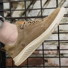 Load image into Gallery viewer, Fashion Sneakers Flats Driving Shoes for Men New Brand High Quality All Black Men&#39;s Leather Casual Flats Shoes R3-51

