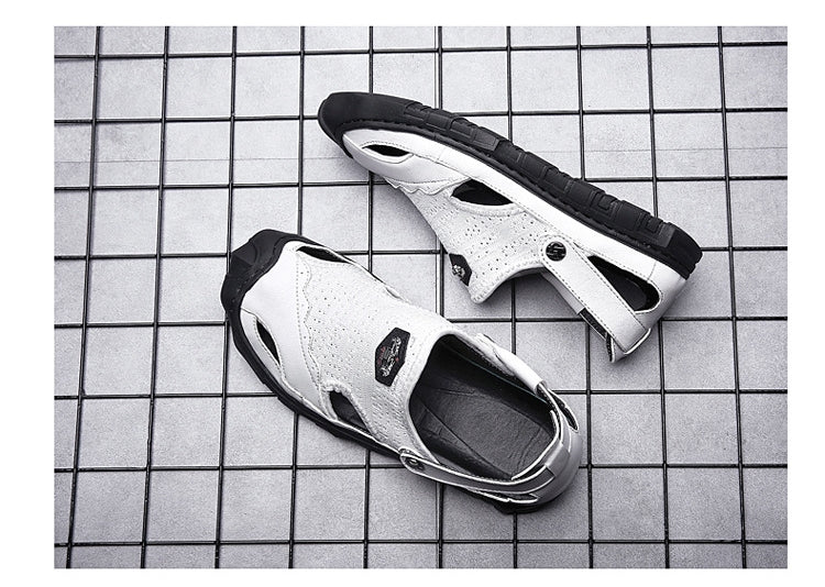 SD879X-Men's shoes summer 2020 new sandals summer breathable casual shoes men's versatile hole shoes men's popular beach shoes